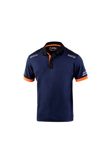 Sparco Polo Tech Small Navy/Orange