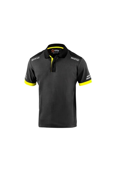 Sparco Polo TW XXL - Grey/Yellow