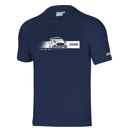 Sparco T-Shirt Rally Tri Navy SMALL
