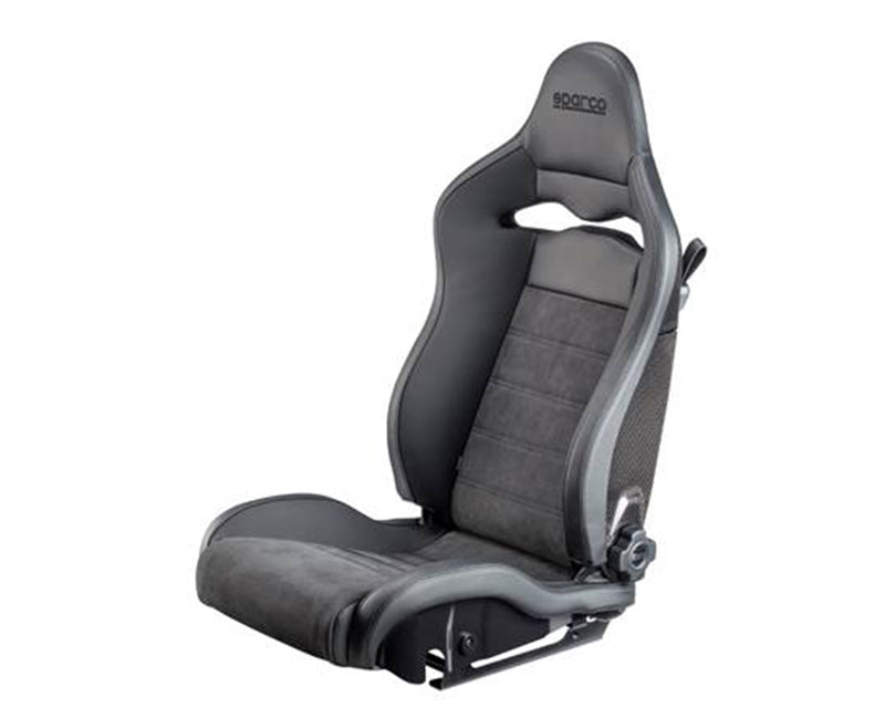 Sparco Seat SPX Leather/Alcantara Black - Right