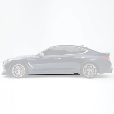 Genesis G70 Carbon Fiber Side Skirts V3