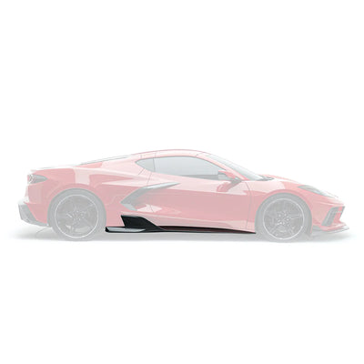 Chevrolet Corvette C8 Prepreg Side Skirts
