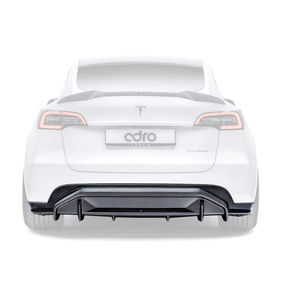 Tesla Model Y Carbon Fiber Rear Diffuser V2