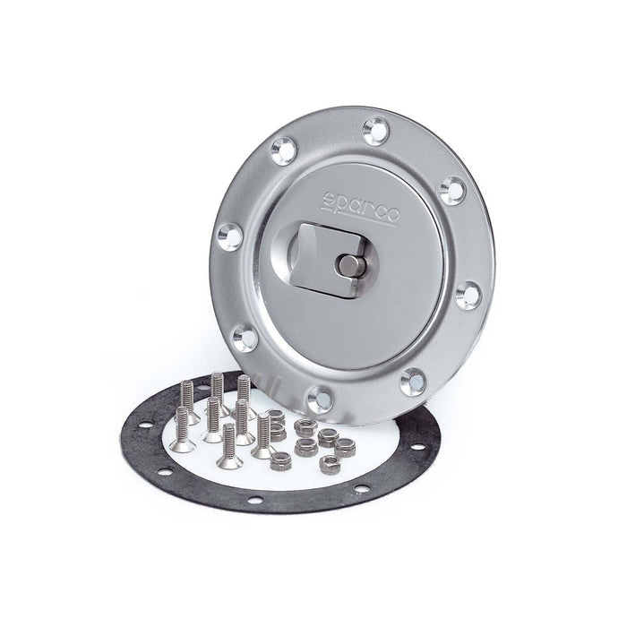 Sparco Fuel Cap Locking Brushed Alum