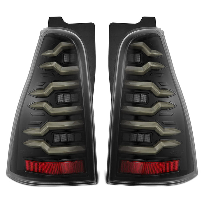 AlphaRex 03-09 Toyota 4Runner LUXX-Series LED Tail Lights- Black