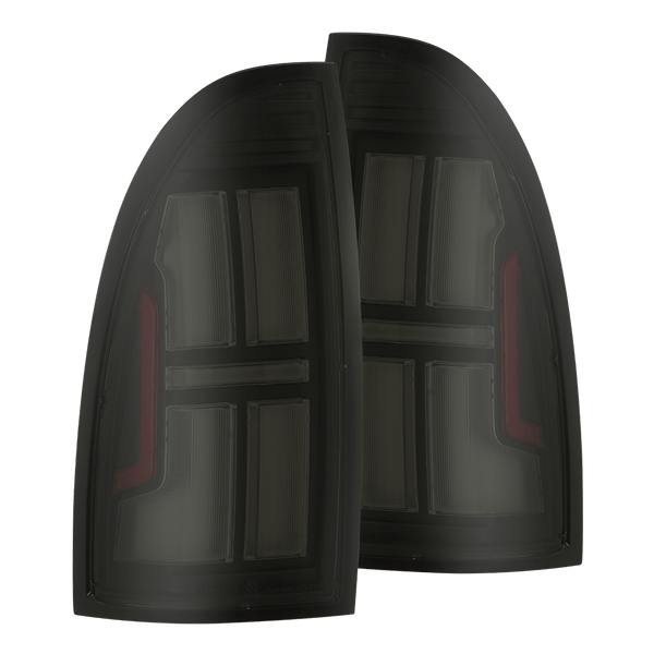 AlphaRex 05-15 Toyota Tacoma NOVA Prismatic LED Tail Lights - Alpha-Black