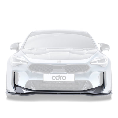 Kia Stinger Carbon Fiber Upper + Lower Lip Set V2