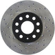 StopTech 05-10 VW Jetta (Exc Wagon) / 09-10 Jetta Wagon / 07-10 Rabbit Drilled Right Front Rotor