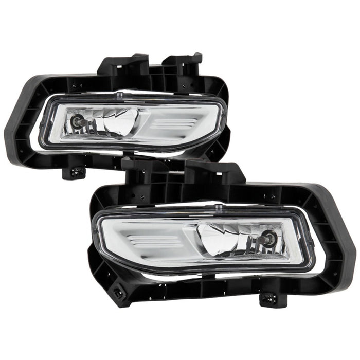 Spyder 11-13 Jeep Grand Cherokee (Xenon/HID Model Only) Light Bar Projector Headlights - Black
