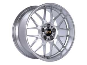 BBS LM 19x8.5 5x114.3 ET43 Diamond Silver Center Diamond Cut Lip Wheel -82mm PFS/Clip Required