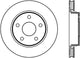 StopTech Sport Slot 07-17 Jeep Wrangler Slotted Left Front CRYO Rotor