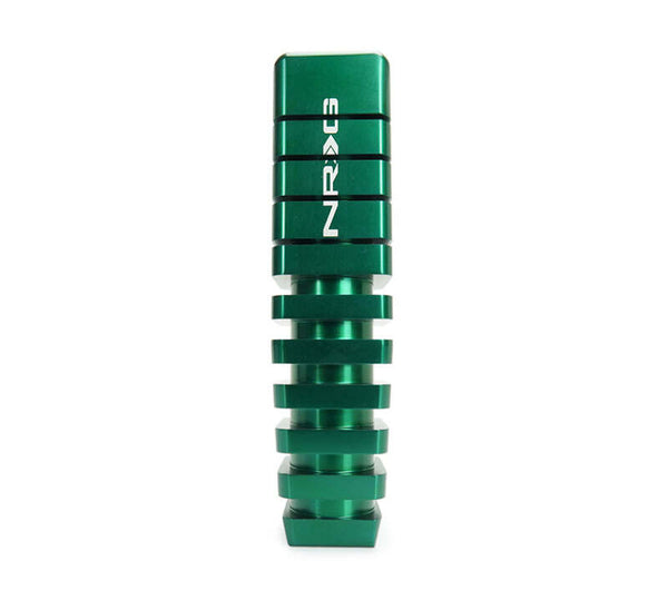 NRG Shift Knob - 20 Year Anniversary Weighted Square Heat Sink Short - Green