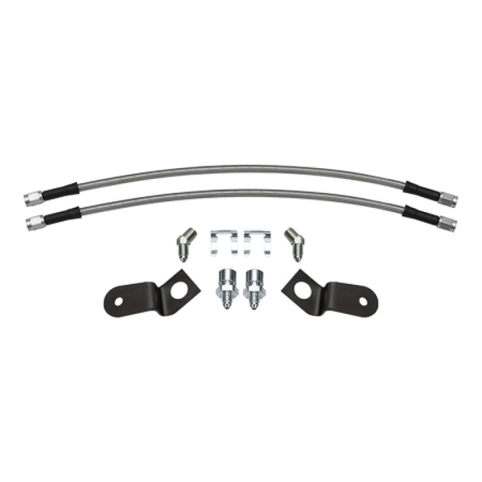 Wilwood 13-18 RAM 1500 4WD Braided Stainless Steel Flexline Hose Kit