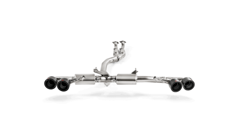 Akrapovic 08-17 Nissan GT-R Evolution Line Cat Back (Titanium) w/ Carbon Tips