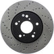 StopTech Drilled Sport Brake Rotor Front Right 13 Honda Accord Sport
