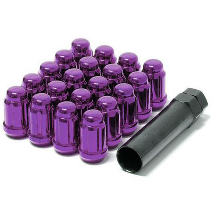 Wheel Mate Muteki Closed End Lug Nuts - Purple 12x1.25