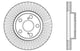 StopTech Sport Cross Drilled Brake Rotor - Front Left