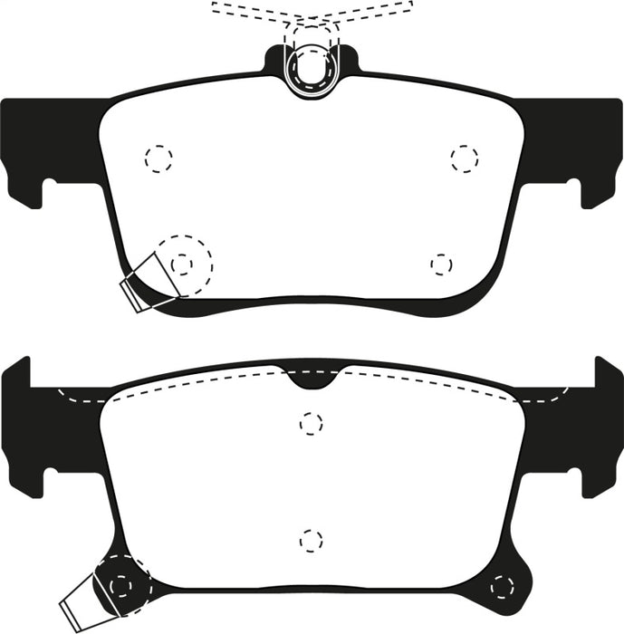 EBC 2016+ Buick Envision 2.0L Turbo Greenstuff Rear Brake Pads