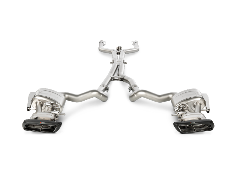 Akrapovic 15-17 AMG C63 Estate Evolution Line Cat Back (Titanium) w/ Carbon Tips and Link Pipe