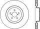 StopTech Power Slot 04 STi CRYO (5x100) Front Right Rotor