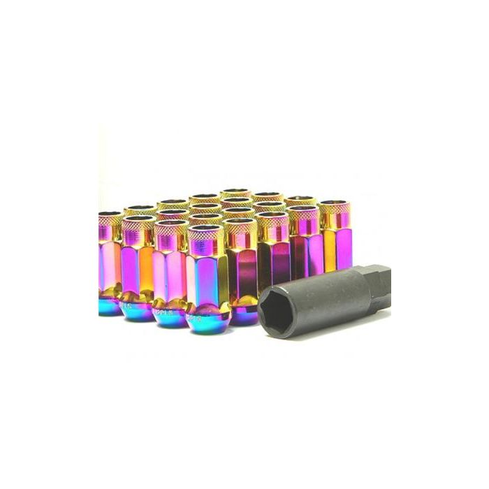 Wheel Mate Muteki Open End Lug Nuts - Blue 12x1.50