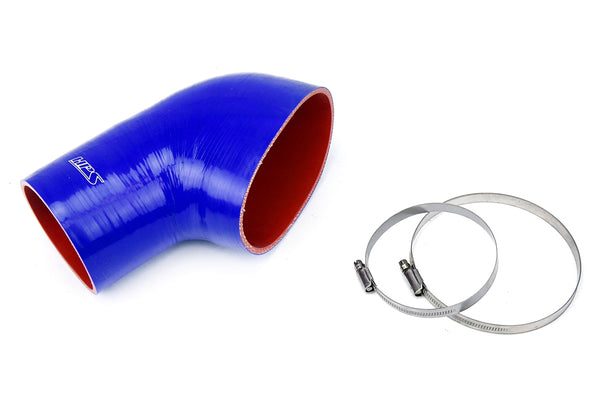 HPS Silicone Air Intake Hose - 2001-2006 BMW E46 M3 - Blue (57-1078-BLUE)