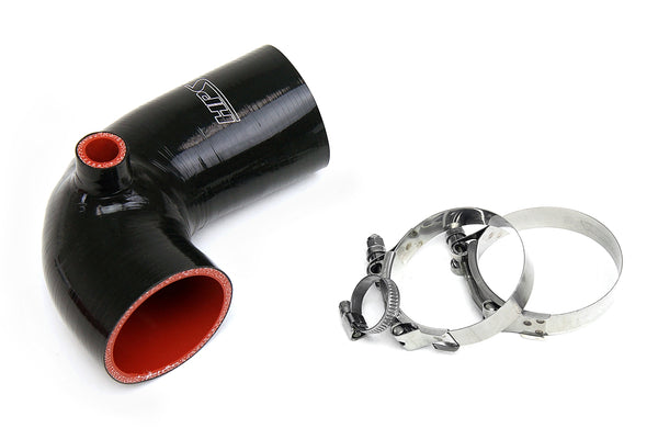 HPS Silicone Air Intake Hose - 2006-2008 Mazda MX-5 Miata NC1 2.0L - Black (57-1493-BLK)