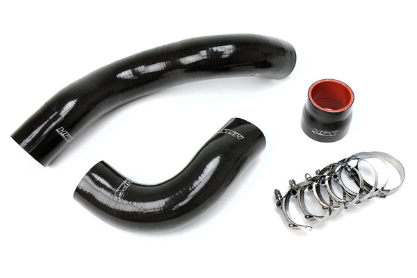 HPS Silicone Intercooler Hoses - 2017-2021 Honda Civic Type R 2.0L Turbo - Black (57-1697-BLK)