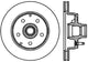 StopTech 98-02 GMC Safari RWD Slotted & Drilled CRYO Left Front Brake Rotor
