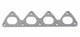 Vibrant T304 SS Exhaust Manifold Flange for Honda H22-Series Motor 3/8in Thick