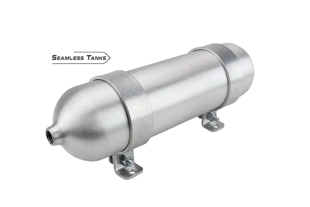 Seamless Tanks 2.875" x 12" Long .243 Gal (2) 1/4 NPT Ports