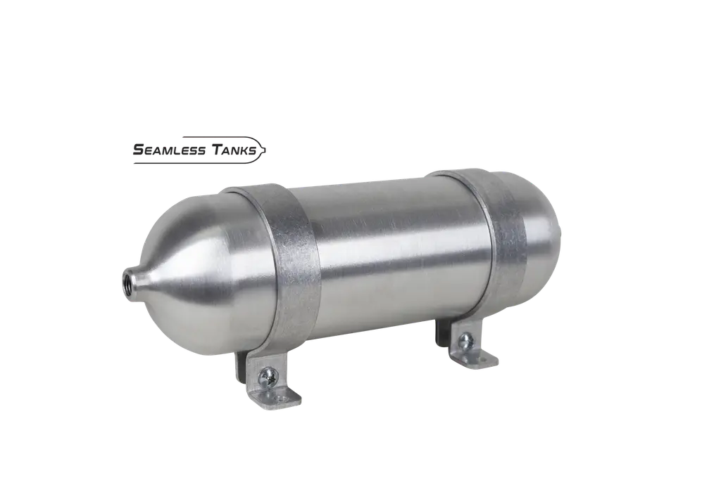 Seamless Tanks 3.5" x 12" Long .363 Gal (2) 1/4 NPT Ports