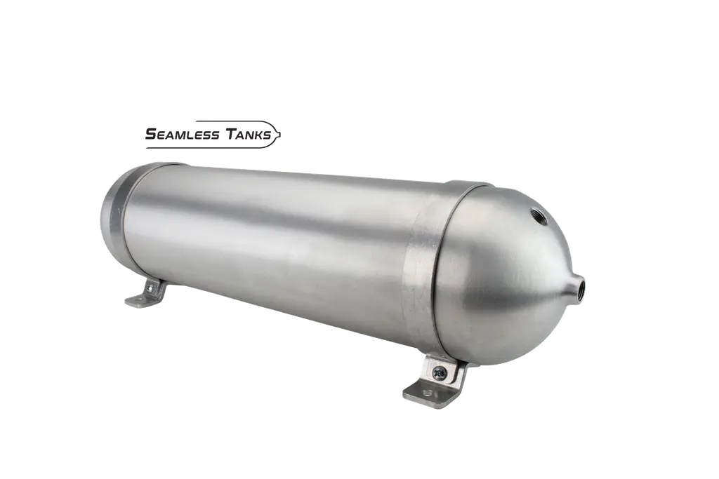 Seamless Tanks 5.563" x 24" Long 2.05 Gal (4) 3/8 NPT (1) 1/4 NPT Ports