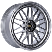 BBS LM 20x8.5 5x112 ET22 Diamond Black Center Diamond Cut Lip Wheel - PFS