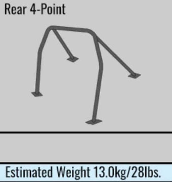Cusco Roll Cage 4pt Safety21 Steel 2 Pass Subaru BRZ / Scion FR-S / Toyota 86 (S/O / No Cancel)