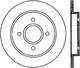 StopTech Power Slot 14-19 Ford Fiesta / 01-07 Ford Focus Slotted Left Rear Cryo Rotor