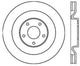 StopTech Power Slot 06-10 Corvette (Z06) / 10 Corvette Grand Sport Front Right Slotted CRYO Rotor