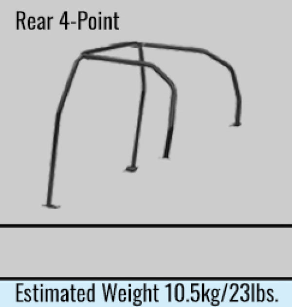 Cusco Chromoly Reg. Capacity 4pt Roll Cage Nissan R33 (S/O/No Cancel) CUSCO BLUE