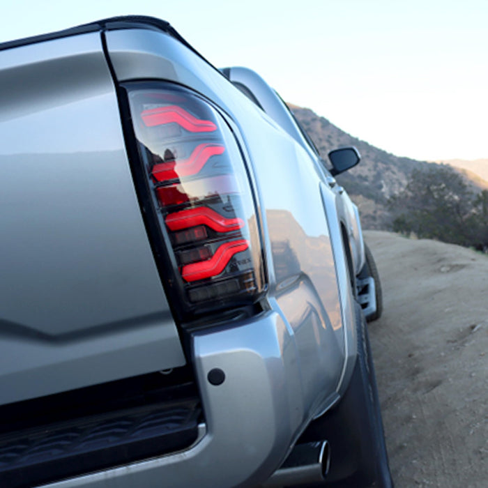 AlphaRex 16-23 Toyota Tacoma LUXX-Series LED 3rd Brake Light Black