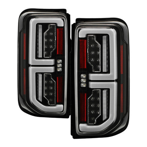 Spyder 21-23 Chevy Tahoe/Suburban (Halogen Only) LED Tail Lights - Blk (ALT-YD-CSUB21HAL-GR-BK)