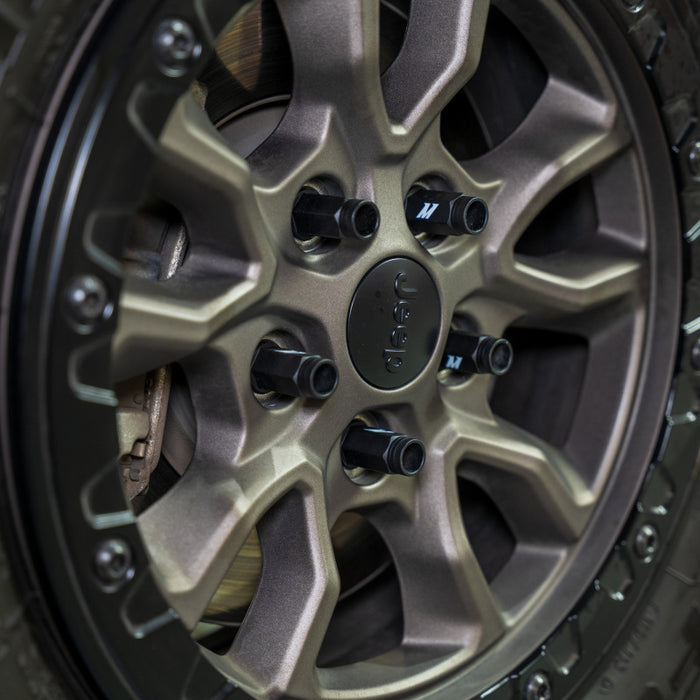 Mishimoto Steel Locking Lug Nuts M14x1.5 24pc Set Black