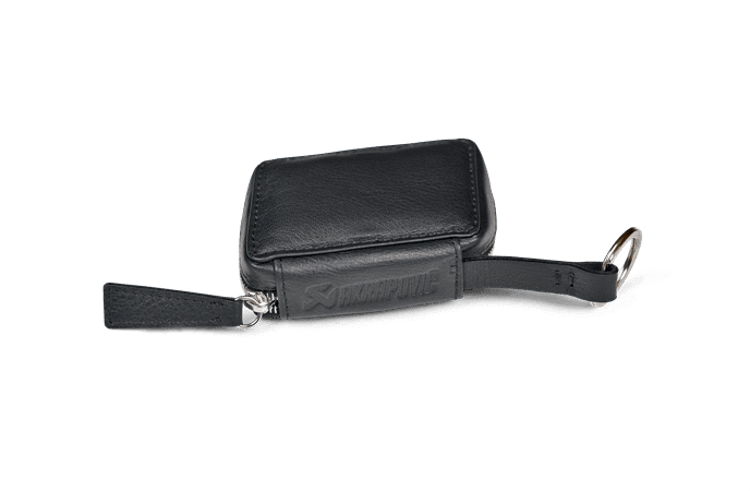 Akrapovic Leather Car Key Case - Black