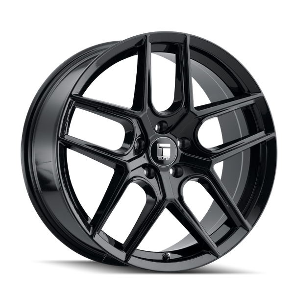 Touren 3279 TR79 17x8 / 5x112 BP / 35mm Offset / 57.1mm Hub Gloss Black Wheel