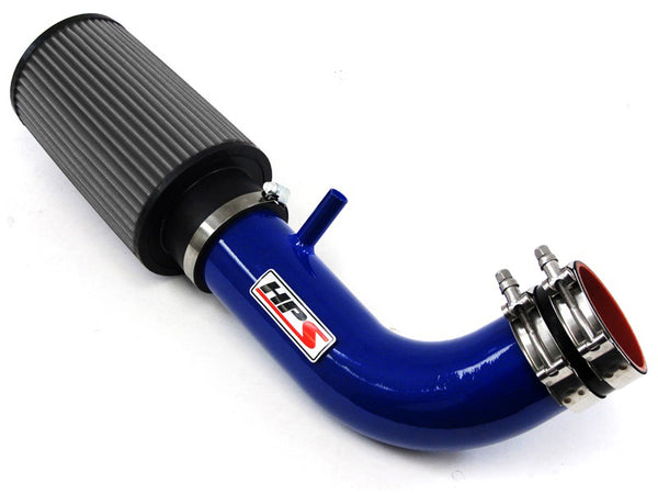 HPS Performance Air Intake - 2007-2011 Jeep Wrangler 3.8L V6 - Blue (827-300BL)