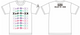 HKS T-SHIRT KATAKANA WHITE 2L
