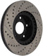 StopTech 1/02-05 Infiniti G35 (alloy disc) / 6/02-05 Nissan 350Z Slotted & Drilled Right Front Rotor