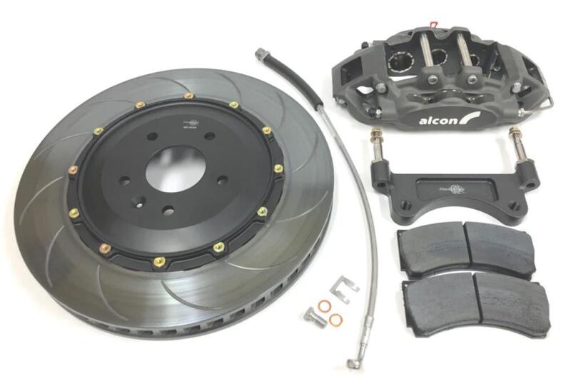 Alcon Chevrolet Corvette C7 (Aftermarket Wheels) 6 Piston 380x36mm Front Street Kit - Anodized