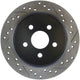 StopTech 03-09 Chrysler PT Cruiser Tur / 03-05 Dodge Neon SRT-4 Rear Left Slotted & Drilled Rotor