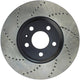 StopTech Power Slot 09-10 Audi A4/A4 Quattro / 08-10 A5 / 10 S4 Front Right Drilled Rotor
