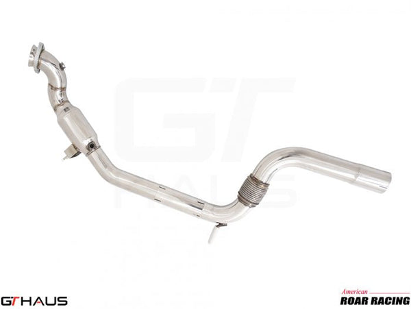 Ford Mustang GT 5.0L 2015-2017 Catback X-Pipe resonator delete section made from high-quality stainless steel.